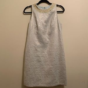 Maggy London Jeweled Seafoam Green Dress | 4